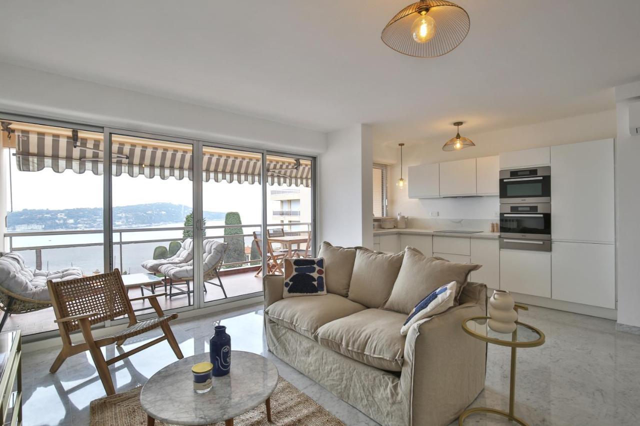 וילפראנש-סור-מר Sublime Appartement Vue Mer. Parking/Piscine/Clim מראה חיצוני תמונה