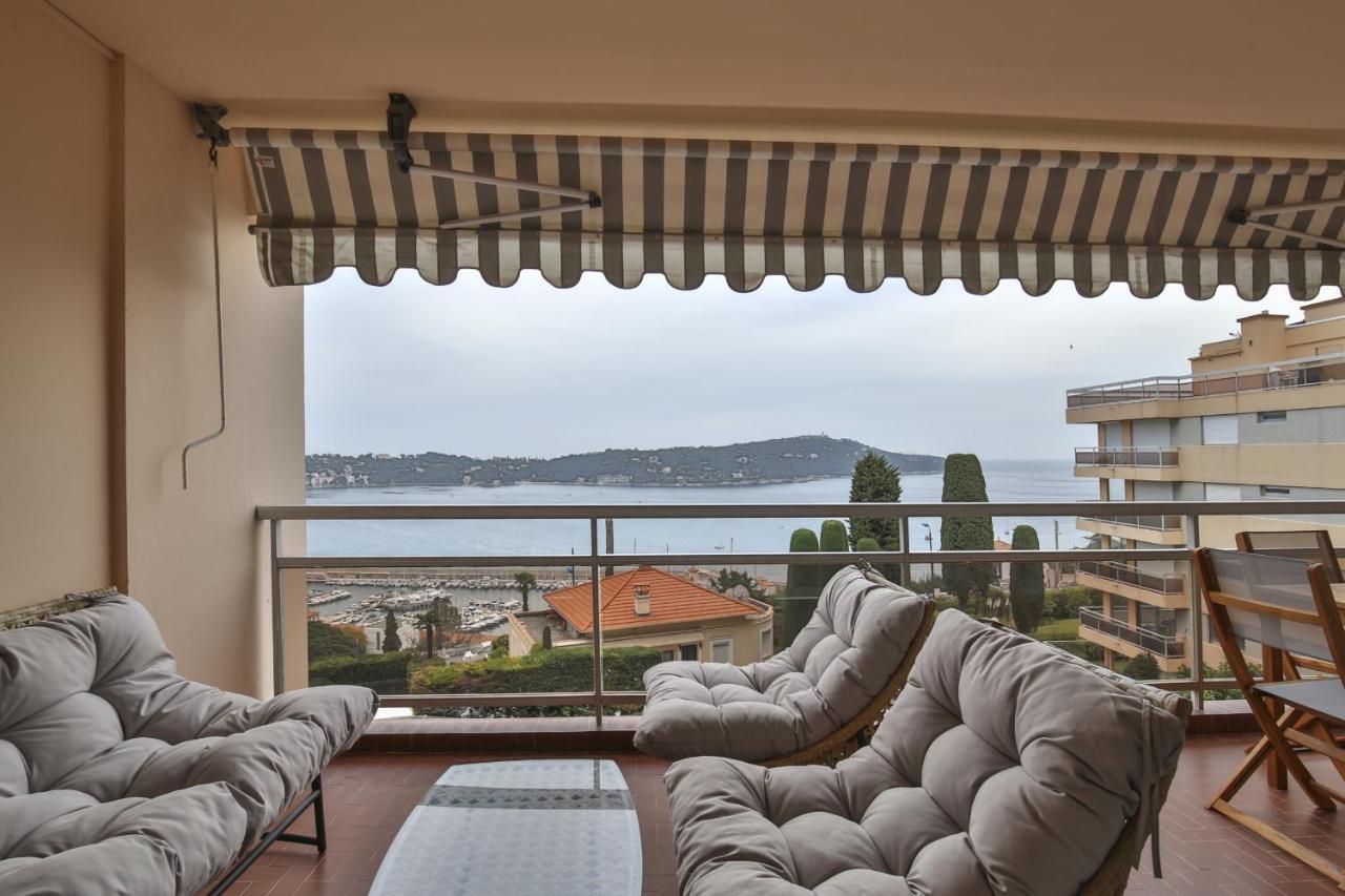 וילפראנש-סור-מר Sublime Appartement Vue Mer. Parking/Piscine/Clim מראה חיצוני תמונה